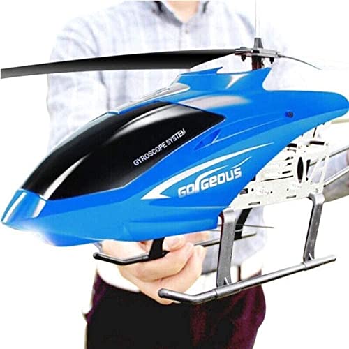 3. 5CH RC Airplane Huge Drone Outdoor Parent- Child Remote Control Alloy Helicopter Charging Electric Suspension Child Boy Resistance to Fall Pressure Aircraft Boys Girls Adults (2 Battery)