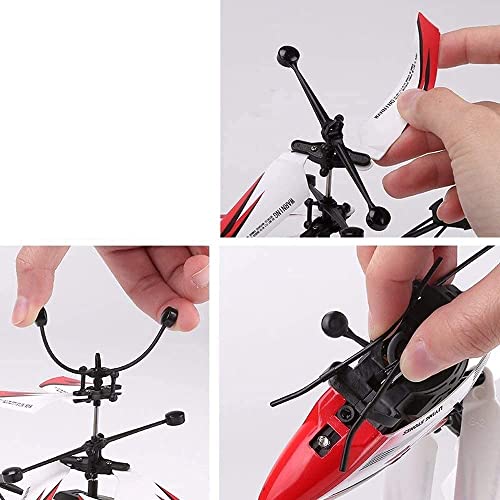 3. 5CH RC Airplane Huge Drone Outdoor Parent- Child Remote Control Alloy Helicopter Charging Electric Suspension Child Boy Resistance to Fall Pressure Aircraft Boys Girls Adults (2 Battery)