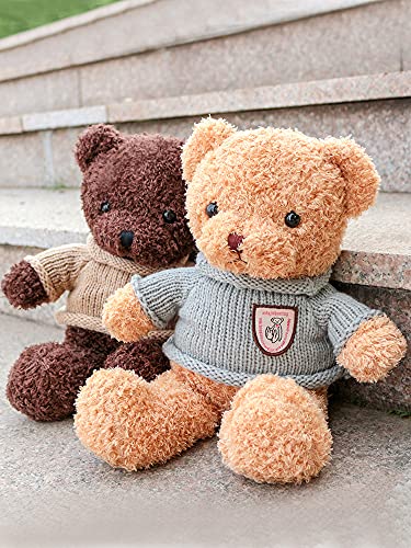 30-70cm Oso de Peluche Creativo Juguetes de Peluche Muñecas pequeñas para niños Abrazo Oso Ragdoll Parejas Dar a niñas Cumpleaños 30cm Oso de Peluche de Algas Marrones claras