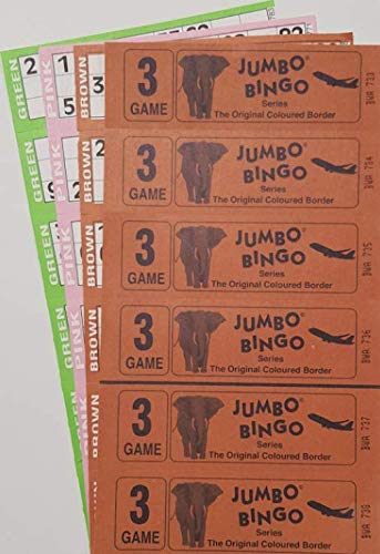 300 3 PAGE JUEGOS JUMBO BINGO ENTRADAS 6 PARA VER JUMBO BINGO LIBROS- 50 TIRAS DE 6