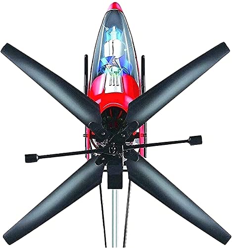 3.5CH Hobbyist Grade RC Helicopter Large 2.4GHz Airplane Model Toys LED Helicopter Wireless Remote Control Aircraft Fall-Resistant Helicopter Gyro Best Xmas Gift for Kids (2 Batteries)