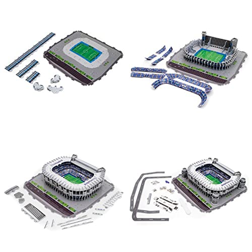 3D Tridimensional Puzzle World Cup NOU Camp Stadium Construction Building Juguete 6-12 años Jigsaw Modelo Kit Fun Educational Juego Regalo para niños Chicas