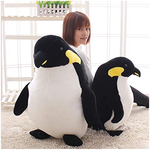 47-B Juguetes De Peluche, Simulación Pingüinos Grandes Juguetes Suaves Navidad Regalo De Cumpleaños (Color : Black, Size : 70cm)