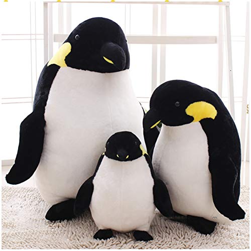 47-B Juguetes De Peluche, Simulación Pingüinos Grandes Juguetes Suaves Navidad Regalo De Cumpleaños (Color : Black, Size : 70cm)