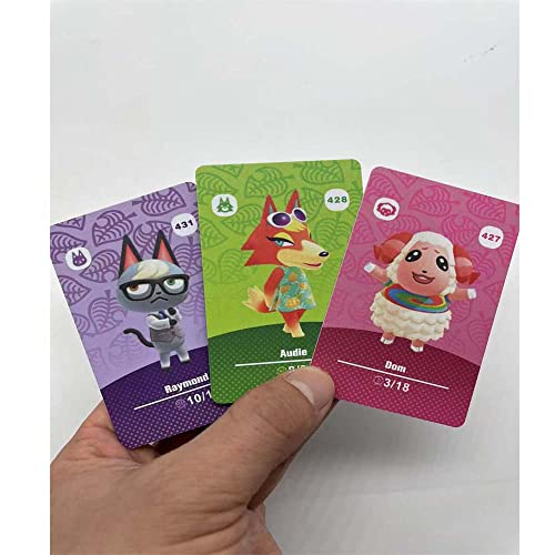 48 unidades ANIMAL CROSSING AMIIBO SERIE 5 tarjetas todas las tarjetas 201 > 300 para Animal Crossing New Horizons, Game Cards Series 5 para Switch/Wii U/New 3DS