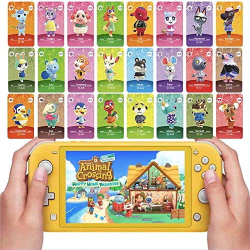 48 unidades ANIMAL CROSSING AMIIBO SERIE 5 tarjetas todas las tarjetas 201 > 300 para Animal Crossing New Horizons, Game Cards Series 5 para Switch/Wii U/New 3DS