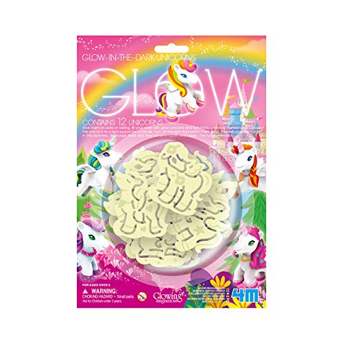 4M- Glow in The Dark Unicorns Unicornios Que Brillan en la Oscuridad, Multicolor (405939)