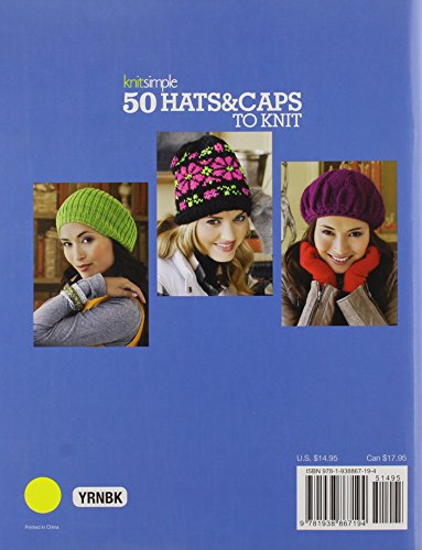 50 Hats & Caps to Knit (Knit Simple)