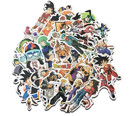 [50 piezas] DBZ Dragon Ball Z Son Goku - Vinilo Decal Laptop Sticker Notebook Skin Art Motocicleta Bicicleta Equipaje Graffiti Parches Patineta Snowboard Caja del teléfono Pegatinas