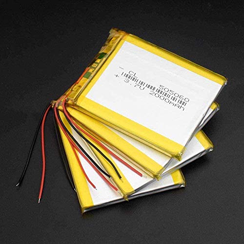 505060 3.7V 2000mAh li polímero de Litio lipo batería Recargable para MP3 GPS Navigator DVD Juguetes eléctricos Power Bank Tablet PC-Pc 1-4 Piezas