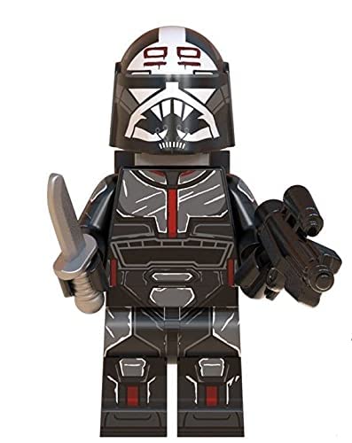 8 minifiguras de lote malo – Wrecker Crosshair Hunter Tech Plus Commander Rex Cody Jesse Ahsoka Clone Trooper Clone Force 99 figuras de acción Bloques de construcción regalo