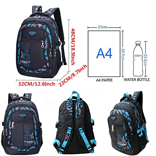 A AM SeaBlue Mochilas Escolares Niños Mochilas Escolares Infantiles Grandes Mochila Niño Primaria Mochila Colegio Niño Mochilas Chico