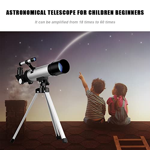 A/A MOTINGDI - Telescopio astronómico HD para niños con espejo de estrella con trípode Zoom para observar estrellas