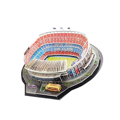 A/B Camp NOU Modelo de Rompecabezas 3D, Juego de Rompecabezas de construcción de estadios de Rompecabezas 3D niños Adultos Regalo