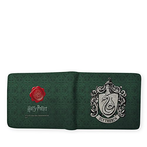 ABYstyle Abysse Corp_ABYBAG265 - Cartera de Harry Potter (Vinilo), diseño de Slytherin, Multicolor