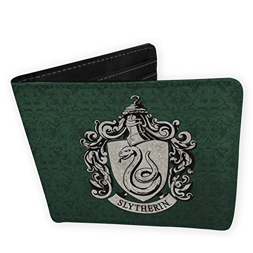 ABYstyle Abysse Corp_ABYBAG265 - Cartera de Harry Potter (Vinilo), diseño de Slytherin, Multicolor