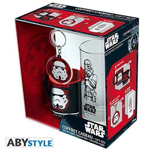 ABYstyle Dr. Strange Star Wars Gift Box Taza con llavero y vaso Trooper para adultos, ABYPCK084