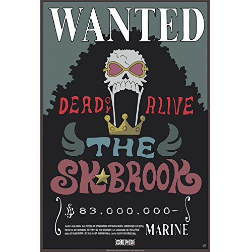 ABYstyle - Póster de One Piece - "Wanted Brook New" (52 x 35)