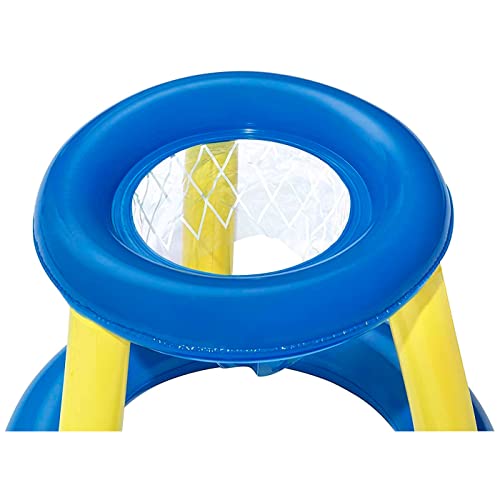 Acan Bestway - Canasta de Baloncesto Hinchable con Pelota para Piscina, Juego de Basket Flotante, Deportes acuáticos, Familia, Amigos, diámetro 61 cm