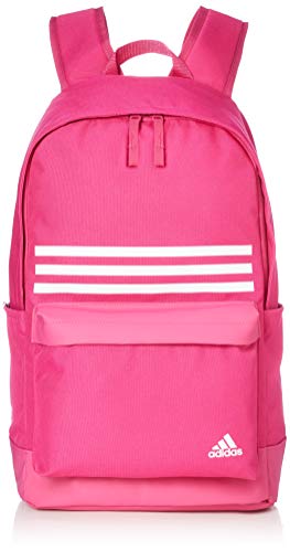 adidas CLAS BP 3s Pock Backpack, Hombre, Real Magenta/Real Magenta/White, M