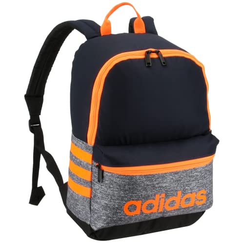 adidas Mochila juvenil Classic 3S - 978479, Mochila juvenil clásica 3S., Talla única, Cebolla/Azul marino/Naranja/Negro