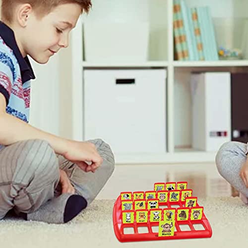 Adivina quién Juego para niños, Divertidos Juegos de adivinanzas Familiares Juguetes educativos para Padres e Hijos, Juego De Mesa Divertidos Juegos De Adivinanzas Juegos Padre-Infantil Ejecutivo