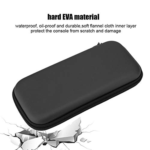 Agatige Carry CAS, Estuche de Almacenamiento Duro Portátil Impermeable de EVA para la Consola Switch Lite(Negro)