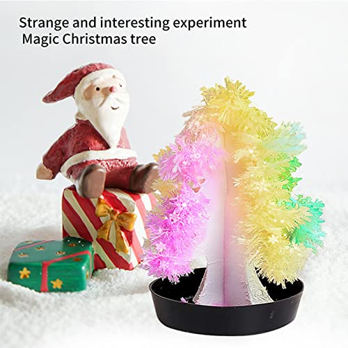 Aibyks Kit de Cultivo de Cristal para niños Kits de Ciencia para niños, Kit de Cultivo de árbol de Navidad de Cristal para niños, Kits de experimentos educativos de Ciencia para niños y niñas