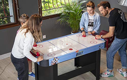 Air Hockey Teenager - Mesa Air Hockey con sistema de aire pulsado 6-8W-142 x 72 x 81 cm