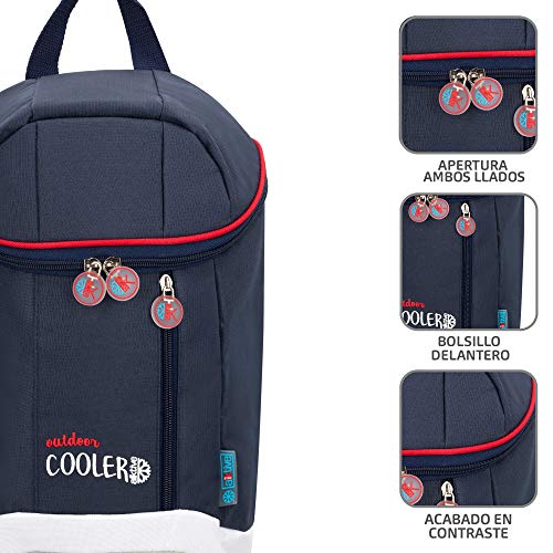 AKTIVE 80730 - Mochila térmica 9 litros AKTIVE Cooler