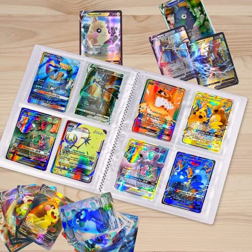 Álbum de recortes compatible con tarjetas de Pokemon, álbum de recortes grande, álbum de tarjetas, álbum de recortes, 30 páginas, 240 tarjetas de capacidad