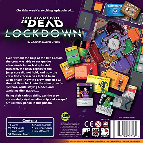 Alderac Entertainment 7018 The Captain is Dead: Lockdown