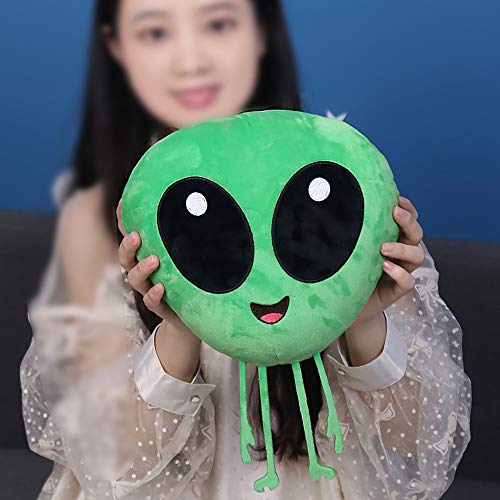 Alien Monster MuñEco De Peluche De Juguete, Verde Alien Divertido Almohada Aventura Suave Relleno Cojines Regalo De CumpleañOs para NiñOs NiñAs Adultos