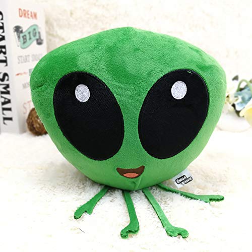 Alien Monster MuñEco De Peluche De Juguete, Verde Alien Divertido Almohada Aventura Suave Relleno Cojines Regalo De CumpleañOs para NiñOs NiñAs Adultos