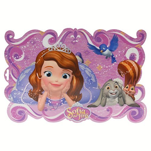 ALMACENESADAN 2456; Pack 2 manteles Individuales Disney Princesa Sofia; Dimensiones 43x29 cm; Producto de plástico; No BPA