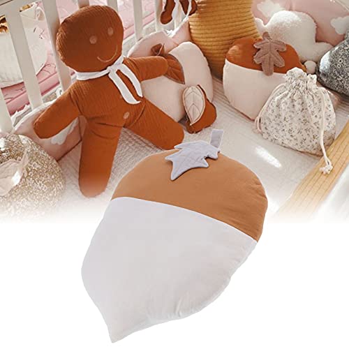 Almohada de juguete de peluche, agradable para piel, lindo abrazo, almohada para abrazar, algodón para cuna del bebé para el cochecito de bebé(Almohada Pine Nut)