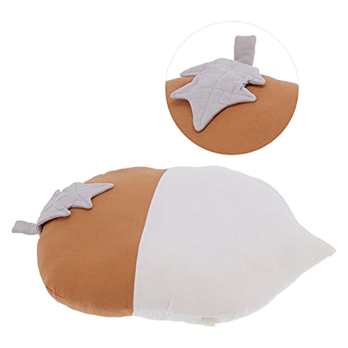 Almohada de juguete de peluche, agradable para piel, lindo abrazo, almohada para abrazar, algodón para cuna del bebé para el cochecito de bebé(Almohada Pine Nut)