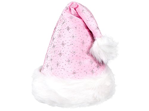 Alsino Gorro de Navidad Papá Noel el placer de lujo suave wm-04 rosa Talla única