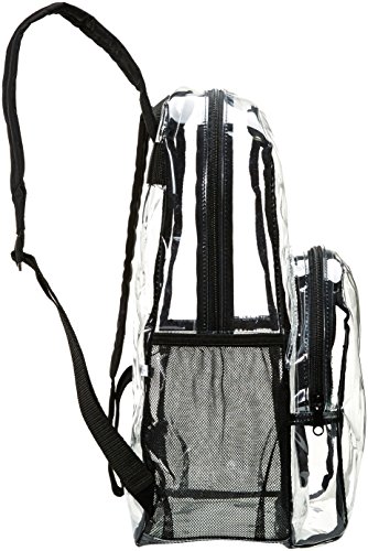 Amazon Basics - Mochila escolar - Transparente