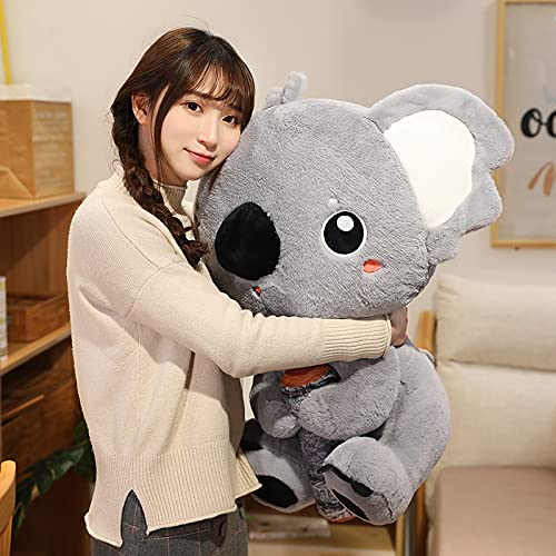 AMINIY Encantadora simulación Creativa Koala muñeca Peluche Juguete Suave Dibujos Animados Perezoso Relleno Almohada muñeca bebé apelado Juguete niños Regalo Sala decoración Juguetes de Peluche