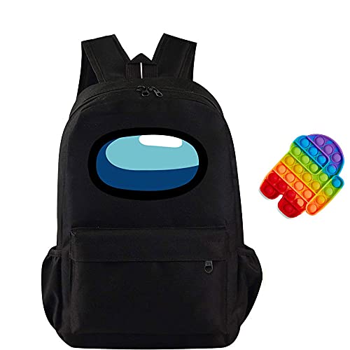 Among Us Mochila, Impostor Kids mochila escolar unisex mochila mochila escolar viaje portátil Tablets Bolsas, C