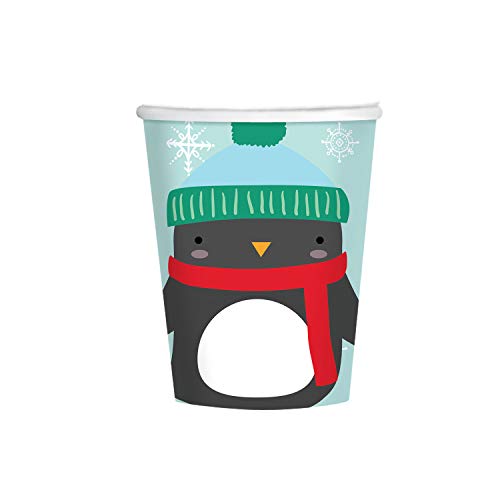 amscan 9908620 Festive Friends 8 Tazas de Papel de 250 ml