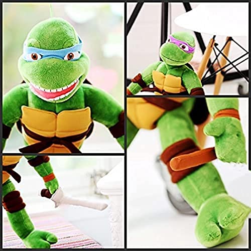 Amyson Ninja Tortuga Gran Ojo Tortuga Tortuga rayel Dibujos Animados Anime Peluche muñeca niño Peluche Juguetes 40 cm Rojo