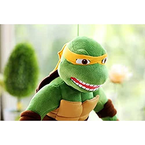 Amyson Ninja Tortuga Gran Ojo Tortuga Tortuga rayel Dibujos Animados Anime Peluche muñeca niño Peluche Juguetes 40 cm Rojo