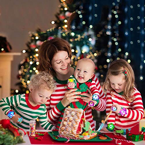 Angusiasm Regalos para niños, Juguetes con luz LED Que Brillan en la Oscuridad Suministros de cumpleaños para niños Premios para la Mano en el Aula Spin Stress Relief Ansiedad Juguetes