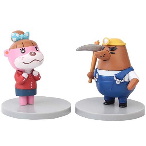 Animal Crossing figura de acción juguetes muñecas set PVC modelo Cake Toppers (8PCS)