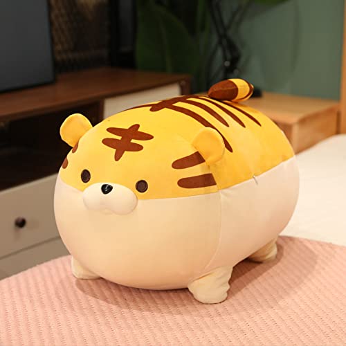 Animales de Peluche de Tigre, 40cm Kawaii Almohada de Dibujos Animados Cachorro Tigre Muñeco de Peluche Gordo Tigre muñeco de Peluche Tigre Regalos para Niños