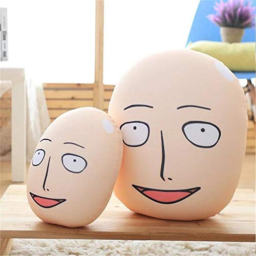 Anime cabeza felpa almohada cojín un hombre sacador Saitama calvo hombre juguetes de peluche para el hogar sofá decoración almohada colección felpa juguete niños regalo