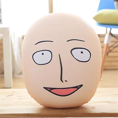 Anime cabeza felpa almohada cojín un hombre sacador Saitama calvo hombre juguetes de peluche para el hogar sofá decoración almohada colección felpa juguete niños regalo