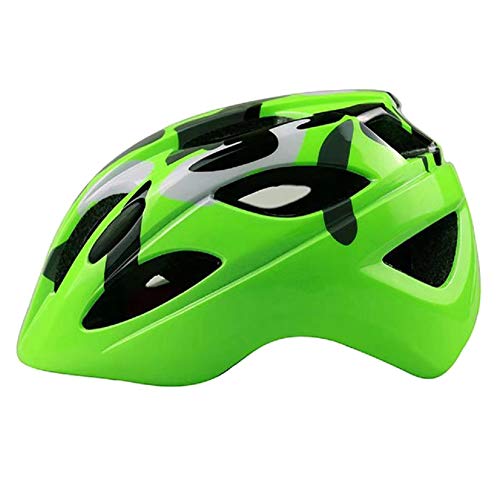 ANUFER Casco de Bicicleta para Niños 7-15 Años Ligero Ajustable Al Aire Libre Deportes Protector Sombreros SN602C022 Verde Fluorescente